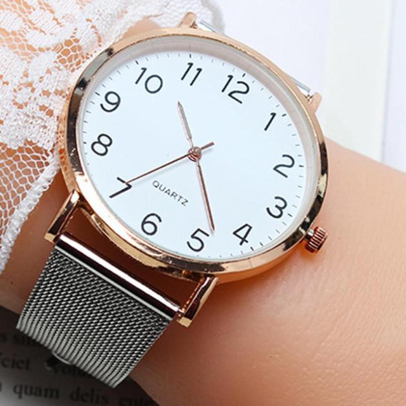 Top Fashion Women Watch Quartz Steel Mesh Band Simple Arabic Number Student Watches Ladies Clock Wristwatches, Black
Top Fashion Women Watch Quartz Steel Mesh Band Simple Arabic Number Student Watches Ladies Clock Wristwatches, Black