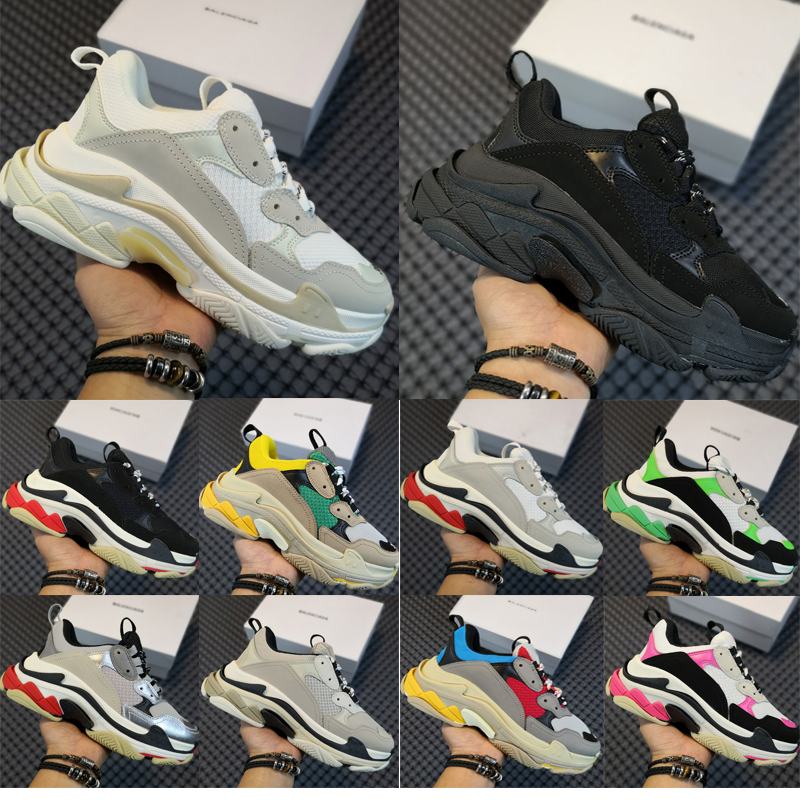 Designer Triple S Casual Shoes Men Women Platform Sneakers Chaussures Paris 17FW Black Cream Yellow Red Green Mens Trainers Old Dad Shoe size 36-45, #3
Designer Triple S Casual Shoes Men Women Platform Sneakers Chaussures Paris 17FW Black Cream Yellow Red Green Mens Trainers Old Dad Shoe size 36-45, #3