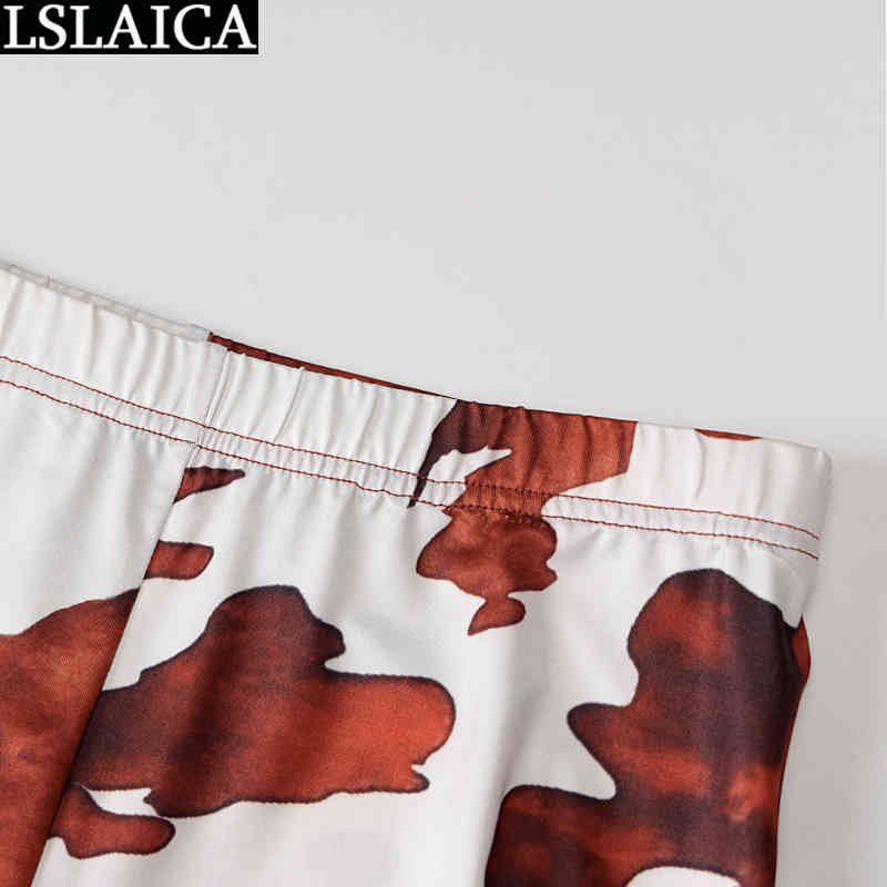 Clothing Women Exposed Navel Fashion 2 Piece Sets Womens Outfits Elastic Waist Pullover O-Neck Casual Conjuntos De Mujer 210520