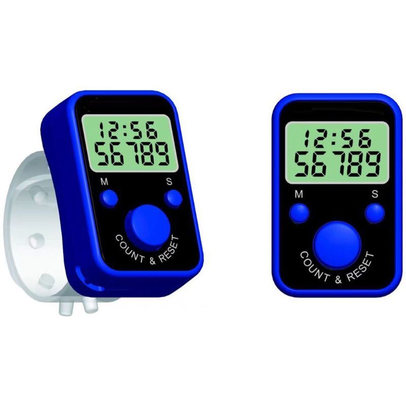 Finger Teller Singing Teller Lcd Electrical Digital Display with Time Ring Chanting Register Sewing Breien Weave Tool