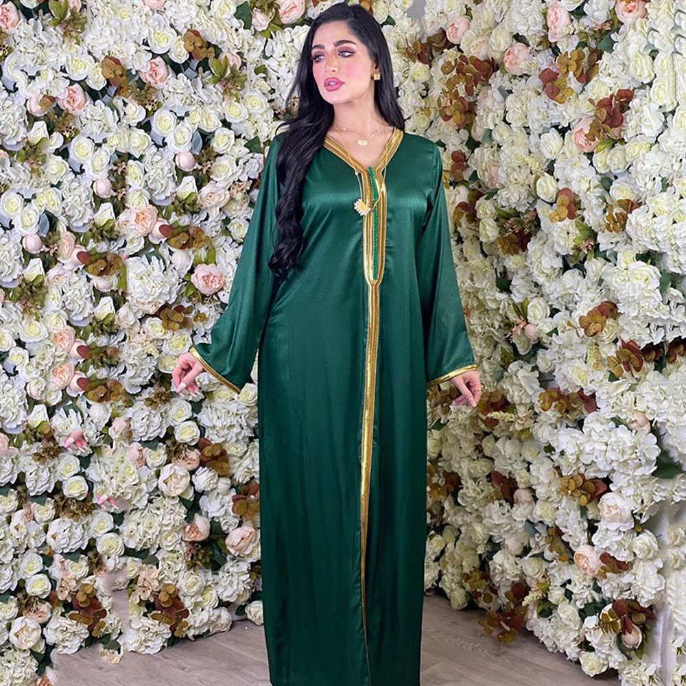 2021islamic clothing gold ribbon patchwork abayas for women caftan marocain muslim fashion long dresses evening gowns ramadan, Red
2021islamic clothing gold ribbon patchwork abayas for women caftan marocain muslim fashion long dresses evening gowns ramadan, Red