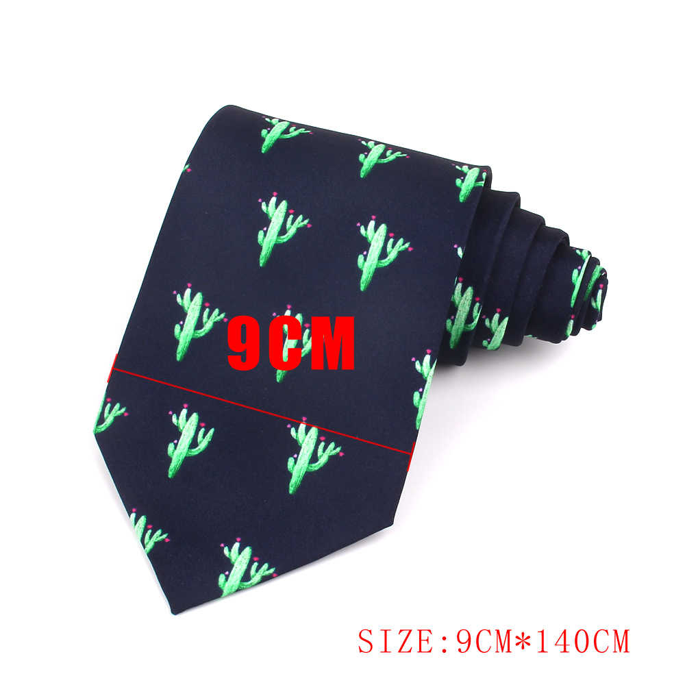 Men Ties Printted Classic Casaual Mens Animal Print Cartoon Neck Fashion 9 Cm Width Groom Necktie for Party