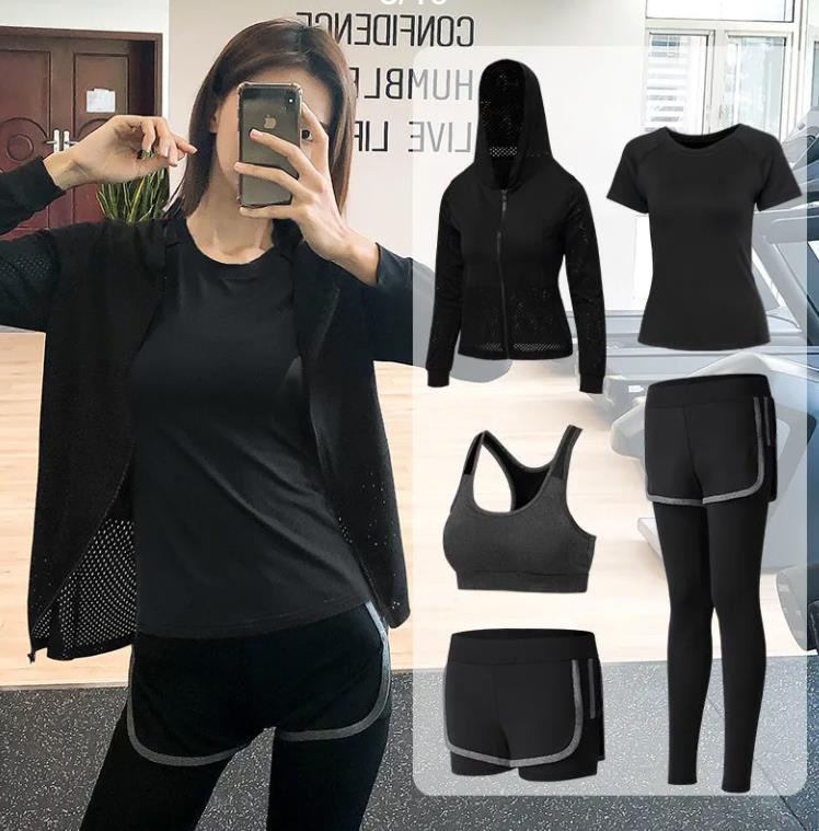 Spring and summer web celebrity new yoga suit female beginners loose gym exercise running speed dry clothes, Gray
Spring and summer web celebrity new yoga suit female beginners loose gym exercise running speed dry clothes, Gray