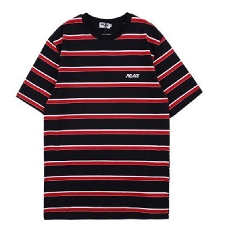 T shirt Palace Embroidery Summer Style Stripes Creative Pure Cotton Short Sleeve Leisure for Men, White;black
T shirt Palace Embroidery Summer Style Stripes Creative Pure Cotton Short Sleeve Leisure for Men, White;black
