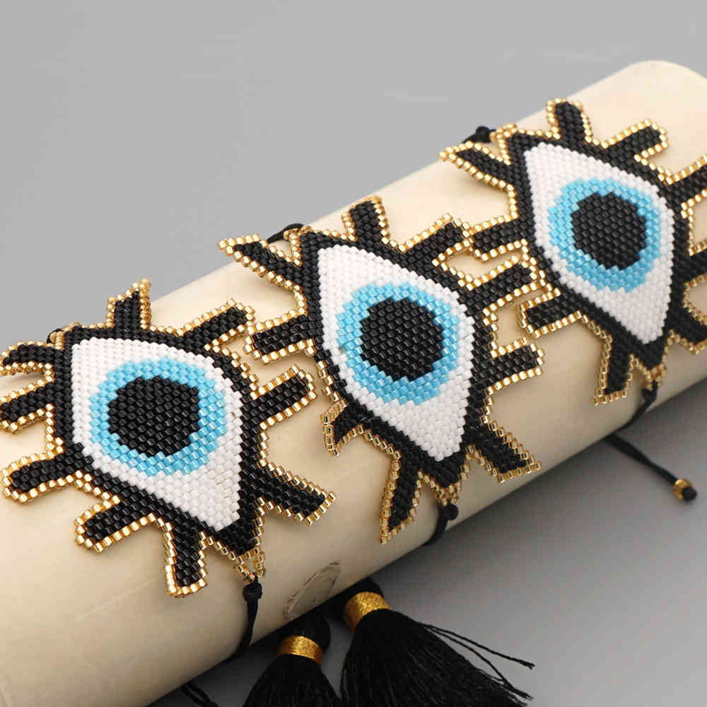 Go2boho Evil Eye Bracelet For Women Handmade Seed Bead Jewelry Turkish Eyes Pulsera Tassel Adjustable Jewellery Miyuki Bracelets
Go2boho Evil Eye Bracelet For Women Handmade Seed Bead Jewelry Turkish Eyes Pulsera Tassel Adjustable Jewellery Miyuki Bracelets