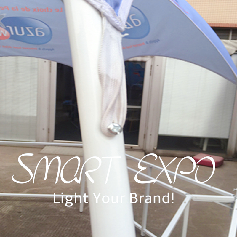 Promotion Counter Outdoor Exhibition Booth 3x3 Advertising Display Dome Tent for Event