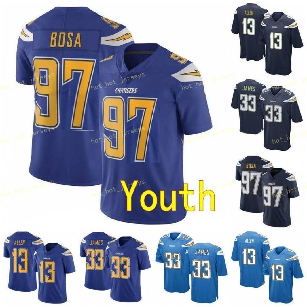 Kids Los Youth Angeles 97 Joey Bosa Chalger 13 Keenan Allen 33 Derwin James Football Jersey Rush Blue Shirts, Black;red
Kids Los Youth Angeles 97 Joey Bosa Chalger 13 Keenan Allen 33 Derwin James Football Jersey Rush Blue Shirts, Black;red