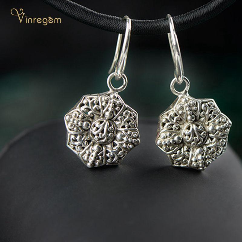 Dangle & Chandelier Vinregem 100% 925 Sterling Silver Vintage Baroque Wedding Engagement Flower Earrings For Women Fine Jewelry Wholesale
Dangle & Chandelier Vinregem 100% 925 Sterling Silver Vintage Baroque Wedding Engagement Flower Earrings For Women Fine Jewelry Wholesale