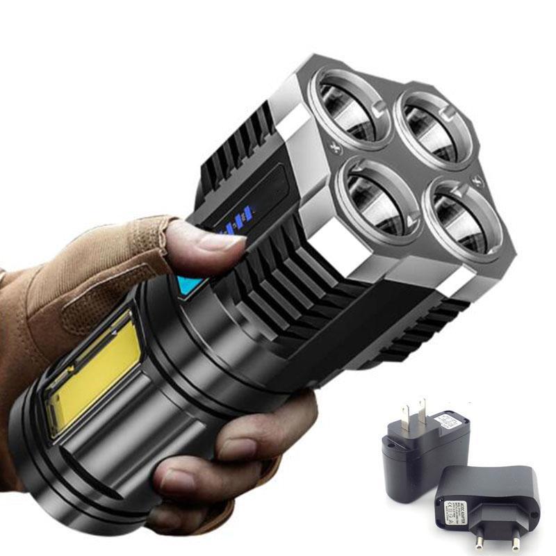 Flashlights Torches Powerful 4 LED COB Side Flash Light Lamp Night Lighting USB Recharge Portable Torch Camping S1
Flashlights Torches Powerful 4 LED COB Side Flash Light Lamp Night Lighting USB Recharge Portable Torch Camping S1