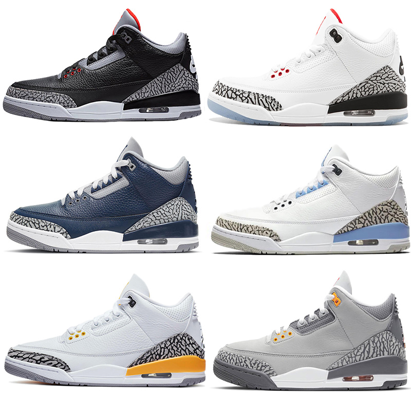 2021 Authentic 3 OG Black Cement White Shoes UNC WMNS Laser Orange Midnight Navy Blue Fragment Men Outdoor Sports Sneakers With Original Box
2021 Authentic 3 OG Black Cement White Shoes UNC WMNS Laser Orange Midnight Navy Blue Fragment Men Outdoor Sports Sneakers With Original Box