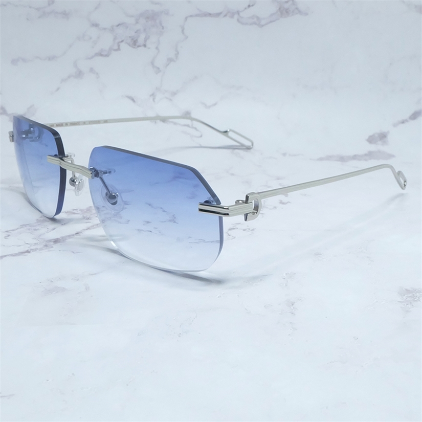Lentes De Sol Hombre Rimless Sunglasses Men Candy Designer French Vintage Retro Sun Glasses Shades For Women Wholesale Eyewear
Lentes De Sol Hombre Rimless Sunglasses Men Candy Designer French Vintage Retro Sun Glasses Shades For Women Wholesale Eyewear