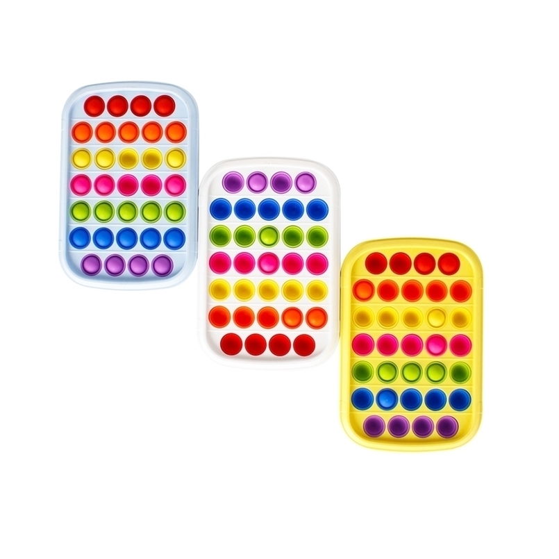 Rainbow Bubble Poppers Push Pop Fidget Toys Sensory Bubbles Puzzle Adult Kids Anxiety Stress Reliever Poo-its Desktop Game H41EPO8, Cat
Rainbow Bubble Poppers Push Pop Fidget Toys Sensory Bubbles Puzzle Adult Kids Anxiety Stress Reliever Poo-its Desktop Game H41EPO8, Cat