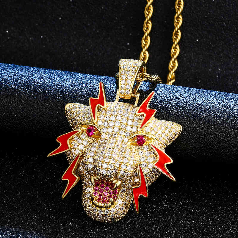 Fashion Leopard Pendant Necklace Black CZ Stone Panther Pendant For Men Women Iced Out Hip Hop Jewelry X0509
Fashion Leopard Pendant Necklace Black CZ Stone Panther Pendant For Men Women Iced Out Hip Hop Jewelry X0509