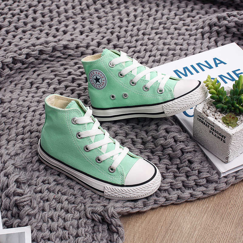 2021 Spring New Fashion Canvas Shoes Baby Shoes Children Sneakers Girls Sneakers Boys Sneakers Size 20-38 P0830