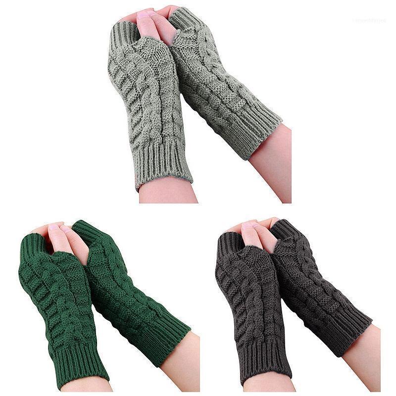 Five Fingers Gloves Women's Winter Knitted Fingerless Crochet Thumb Hole Arm Warm 3 Pairs1
Five Fingers Gloves Women's Winter Knitted Fingerless Crochet Thumb Hole Arm Warm 3 Pairs1