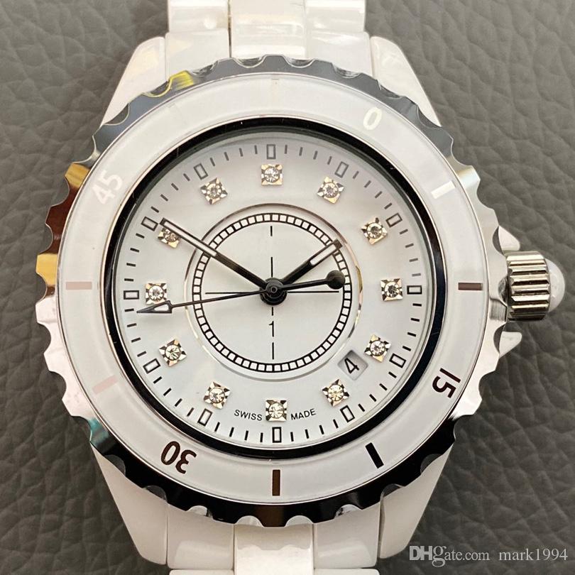 Factory Sale Womens Lady White Black Ceramic 33mm Watches High Quality Jpan Quartz Wristwatches For Women watch 612, White 38mm
Factory Sale Womens Lady White Black Ceramic 33mm Watches High Quality Jpan Quartz Wristwatches For Women watch 612, White 38mm