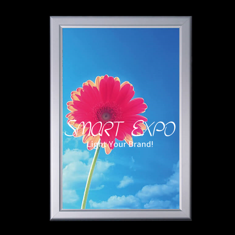 50*70cm Poster LED Lighting Box Advertising Display Edge-Lit 4-Side Snap Frame Single Wall Mounted Custom Adapter and Plug
50*70cm Poster LED Lighting Box Advertising Display Edge-Lit 4-Side Snap Frame Single Wall Mounted Custom Adapter and Plug