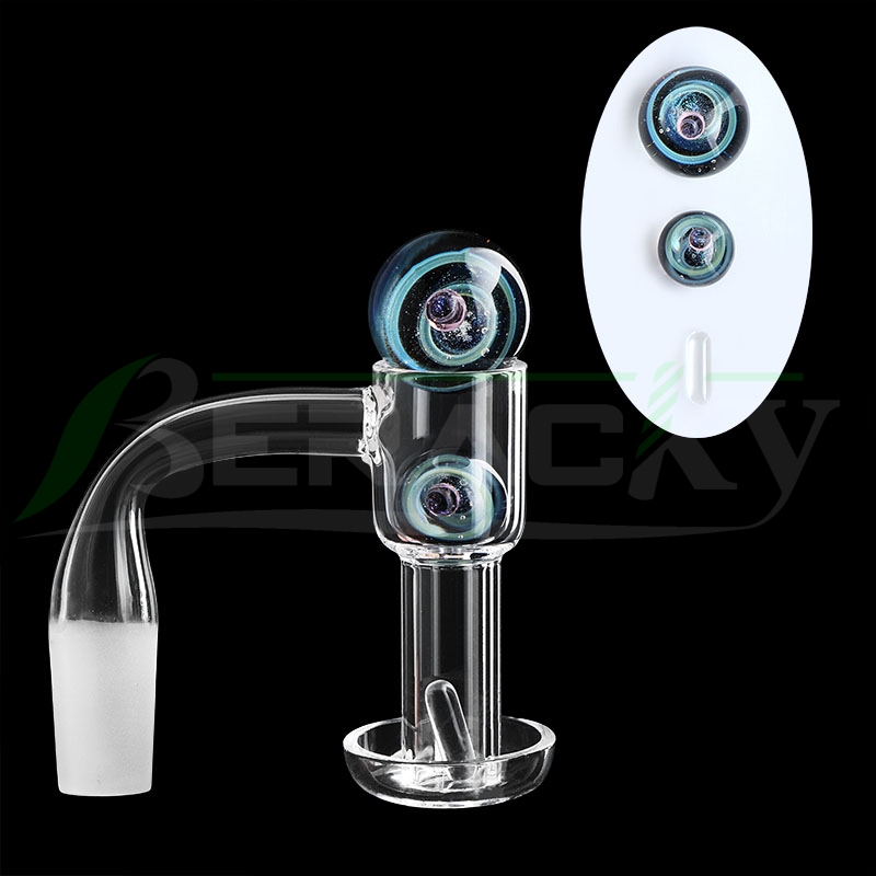 Beracky Flat Top Terp Slurper Smoking Quartz Banger With Galaxy Glass Marble Set 2.5mm Wall 20mmOD Vacuum Nails For Water Bongs Dab Rigs
Beracky Flat Top Terp Slurper Smoking Quartz Banger With Galaxy Glass Marble Set 2.5mm Wall 20mmOD Vacuum Nails For Water Bongs Dab Rigs