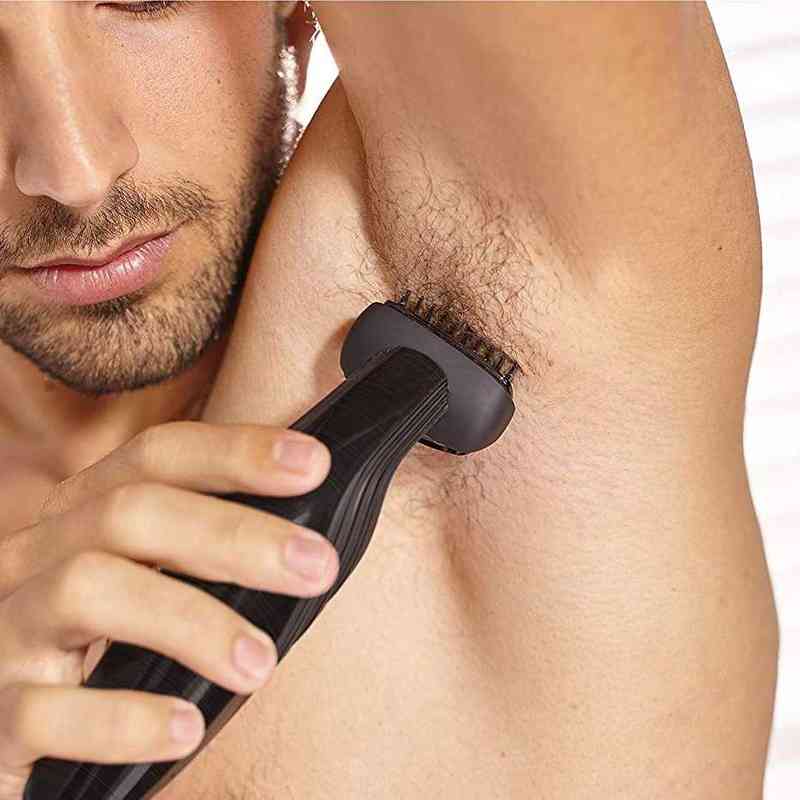 pro face beard shaving machine electric razor hair trimmer bodygroom kit electric shaver for men body back 100-240v rechargeable 220112