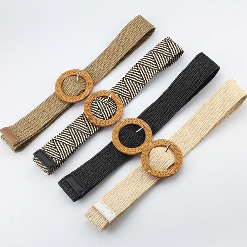 Belts Retro Imitation Straw Woven Women's Belt Braided Square Round Buckle Waistband Knitted For Female Metal Pin Strap Riem, Black
Belts Retro Imitation Straw Woven Women's Belt Braided Square Round Buckle Waistband Knitted For Female Metal Pin Strap Riem, Black