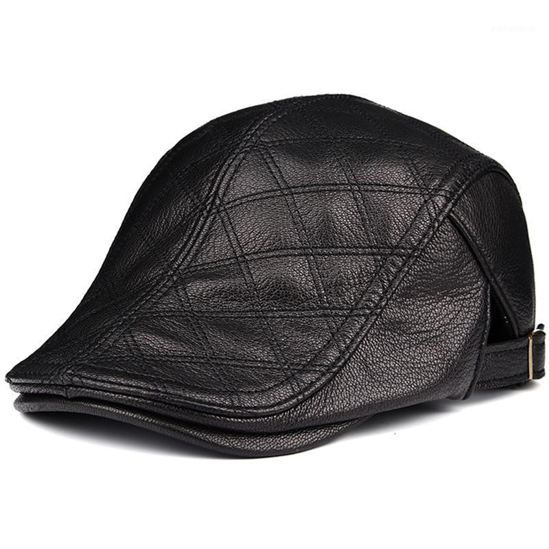 Berets 2021 Cap's For Men Women Genuine Leather Adjustable Sboy Caps Male Hat Retro Cabbie Ivy Flat Cap Winter Cowhide Hats, Black
Berets 2021 Cap's For Men Women Genuine Leather Adjustable Sboy Caps Male Hat Retro Cabbie Ivy Flat Cap Winter Cowhide Hats, Black