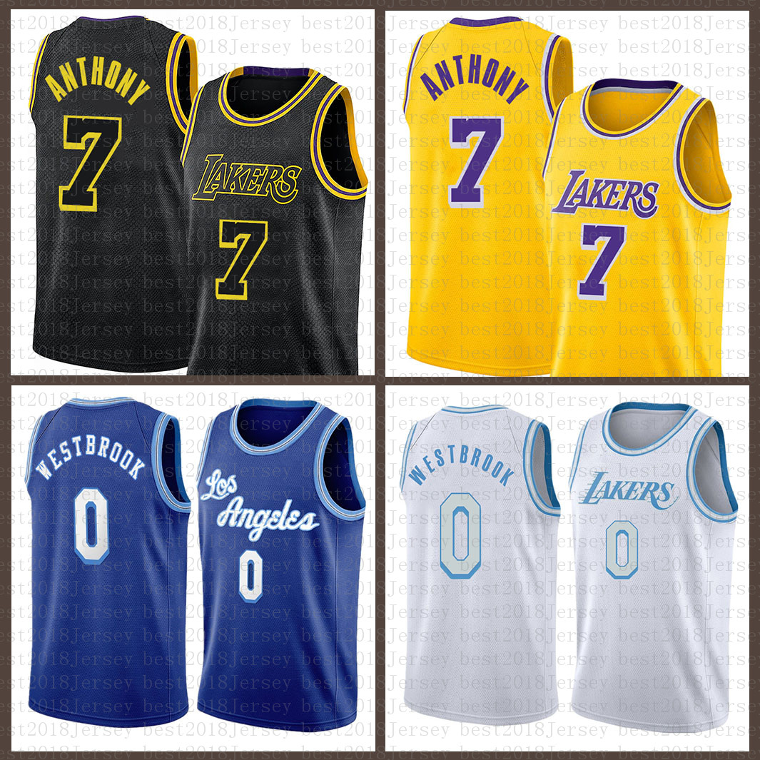 Carmelo 7 Anthony Russell 0 Westbrook Basketball Jersey LosAngelesLakers2021 New LeBron 23 6 James Anthony 3 Davis Earvin, Black;red
Carmelo 7 Anthony Russell 0 Westbrook Basketball Jersey LosAngelesLakers2021 New LeBron 23 6 James Anthony 3 Davis Earvin, Black;red