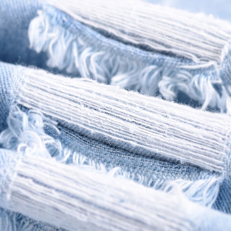 Korea Fashion Women Jeans Elastic Waist Loose All-matched Casual Harem Pants Vintage Ripped Cotton Denim D171 210512
