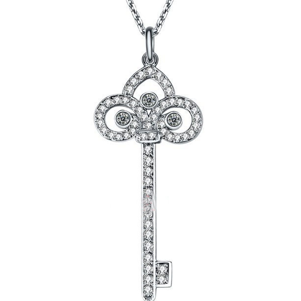 Key Sweater Chain For Women's White Gold Necklace Luxury Niche Design Jewelry Famous Holiday Gift T Brand
Key Sweater Chain For Women's White Gold Necklace Luxury Niche Design Jewelry Famous Holiday Gift T Brand