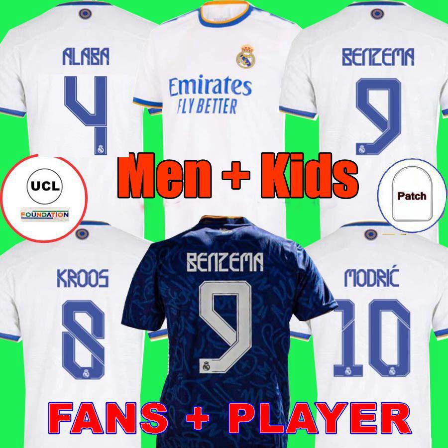 REAL MADRID jerseys 21 22 soccer football shirts ALABA HAZARD BENZEMA ASENSIO MODRIC MARCELO camiseta men kids kit 2021 2022 ALABA uniforms with socks sets, 21-22 home kids +socks
REAL MADRID jerseys 21 22 soccer football shirts ALABA HAZARD BENZEMA ASENSIO MODRIC MARCELO camiseta men kids kit 2021 2022 ALABA uniforms with socks sets, 21-22 home kids +socks