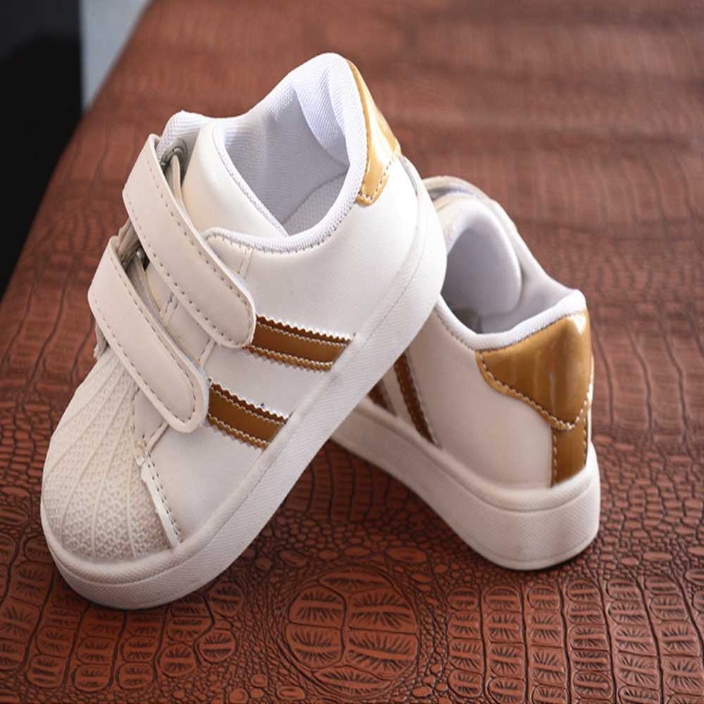 Kids Shoes Classic Stripes Baby Girl Boy Boys Running Board Casual Fashion Non-slip Rubber Sole Children's C260130