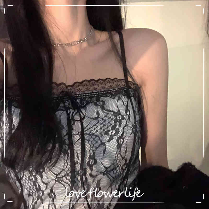 Black Sexy Camis Women Casual Korean Style Sleeveless Y2k Crop Tops Female Elegant Party Lace Tanks Slim Spaghetti Strap Shirts 210521
Black Sexy Camis Women Casual Korean Style Sleeveless Y2k Crop Tops Female Elegant Party Lace Tanks Slim Spaghetti Strap Shirts 210521