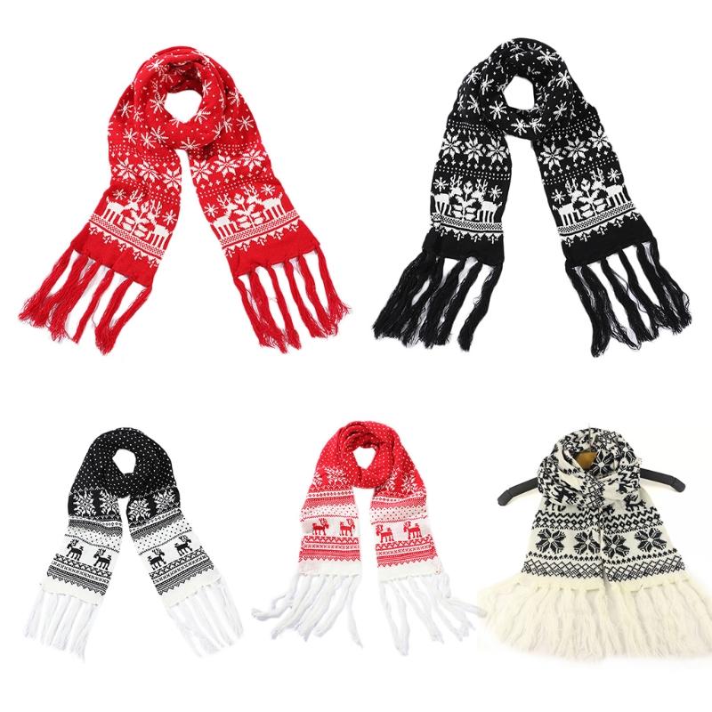 Scarves Black And White Deer Snowflake Scarf For Women Lightweight Christmas Party Wraps With Fringe
Scarves Black And White Deer Snowflake Scarf For Women Lightweight Christmas Party Wraps With Fringe