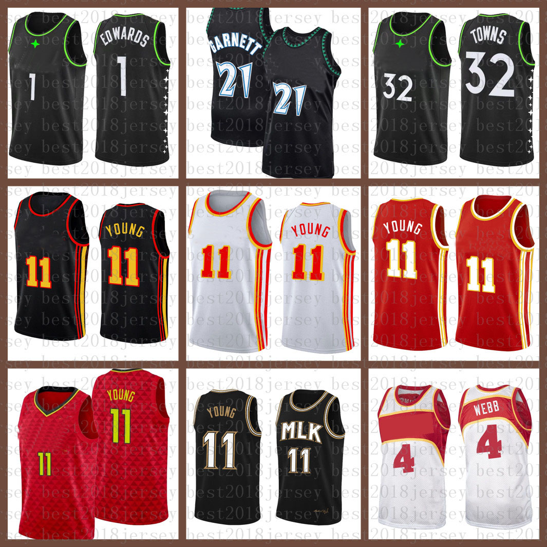 2021 New Basketball Jersey Trae 11 Young Spud 4 Webb jerseys Kevin 21 Garnett Anthony 1 Edwards Karl-Anthony 32 Towns, 2021-jersey
2021 New Basketball Jersey Trae 11 Young Spud 4 Webb jerseys Kevin 21 Garnett Anthony 1 Edwards Karl-Anthony 32 Towns, 2021-jersey