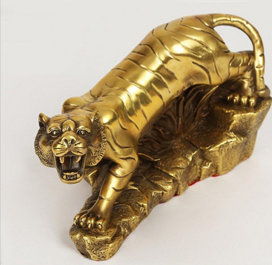 Copper Statue Kaiguang pure copper tiger tiger tiger down the mountain twelve zodiac handicraft home decoration Feng
Copper Statue Kaiguang pure copper tiger tiger tiger down the mountain twelve zodiac handicraft home decoration Feng