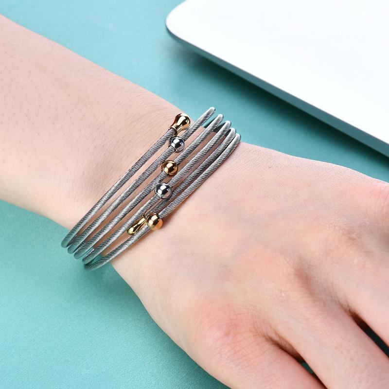 Bangle 20Pcs/Lot 2mm Thickness Vintage Five Layer Stainless Steel Twist Plastic Bangles For DIY Making Women's Men's Girls Jewelry
Bangle 20Pcs/Lot 2mm Thickness Vintage Five Layer Stainless Steel Twist Plastic Bangles For DIY Making Women's Men's Girls Jewelry