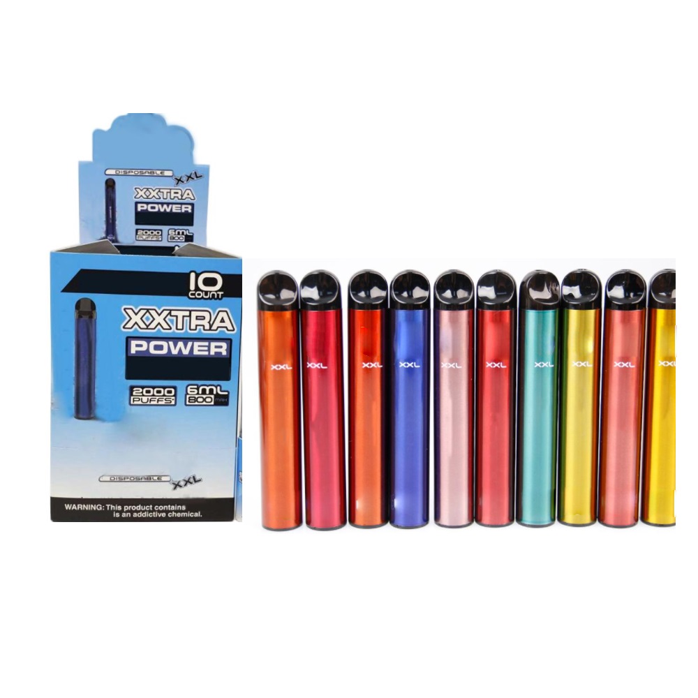 Bang XXL 2000 Puffs Disposable Vape Pen E Cigarette With 800mAh Battery 6ml Pre-Filled Cartridge Pods XXtra Vapor Kit
Bang XXL 2000 Puffs Disposable Vape Pen E Cigarette With 800mAh Battery 6ml Pre-Filled Cartridge Pods XXtra Vapor Kit