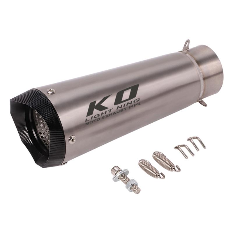 Motorcycle Exhaust Tail Pipe Without Muffler 61mm Diameter 265mm Length Titanium Alloy System For Modified
Motorcycle Exhaust Tail Pipe Without Muffler 61mm Diameter 265mm Length Titanium Alloy System For Modified