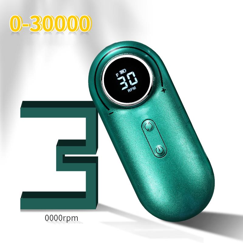 Nail Drill & Accessories 30000RPM Machine Rechargeable Pedicure File Apparatus LCD Display Tools Manicure Polisher Pen