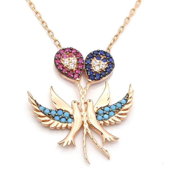 Chains 925 Silver Gift Bird Balloon Stylish Necklace Animal Present Accessory Trendy For Women Turkish Jewelry
Chains 925 Silver Gift Bird Balloon Stylish Necklace Animal Present Accessory Trendy For Women Turkish Jewelry