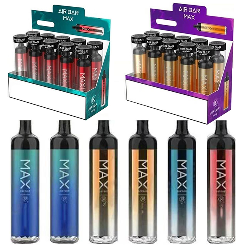 Air Bar Max Lux Disposable E cigarettes 2000puffs Vape Pen 1250mAh Battery 6.5ml Pod Dab Pens Starter Kit
Air Bar Max Lux Disposable E cigarettes 2000puffs Vape Pen 1250mAh Battery 6.5ml Pod Dab Pens Starter Kit