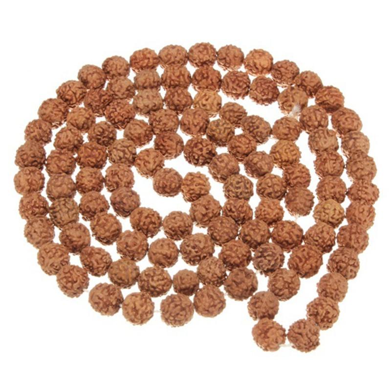 Link, Chain Stylish Bracelet Unisex Wooden Beads Buddha Bracelets For Women Men Rudraksha Armband Charm Necklace Jewelry Gift
