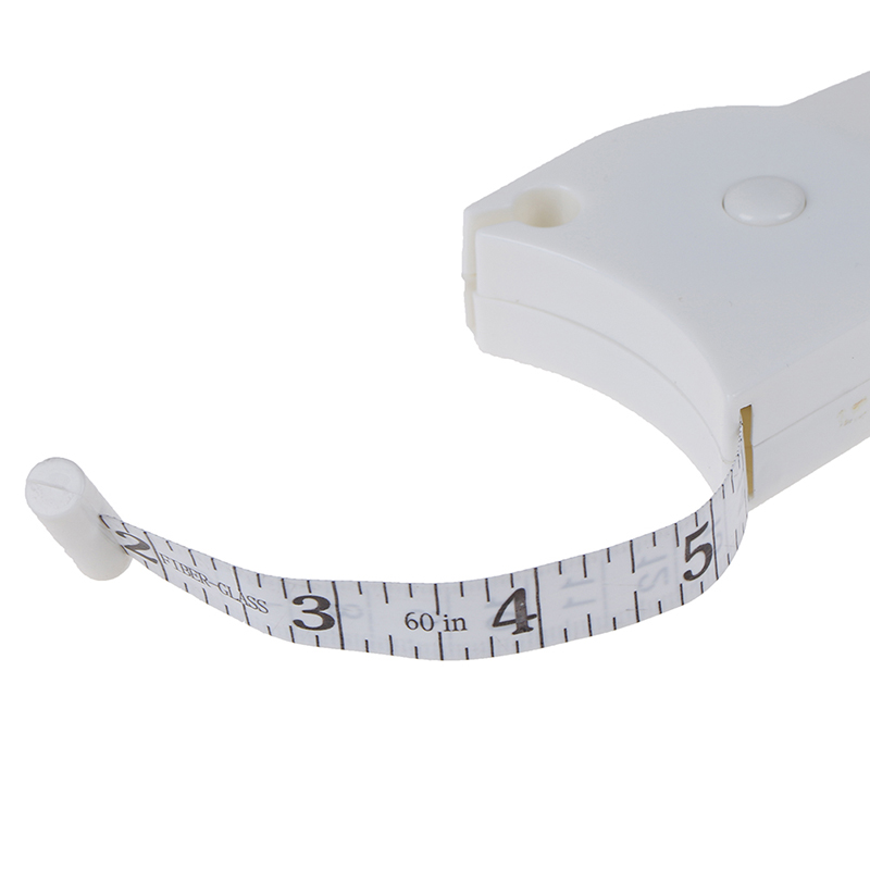 Fitness Fat Caliper Perfect Body Tape Measures Automatic Telescopic Tape Measure Retractable Measuring Tape for Body Waist Hip B9498799