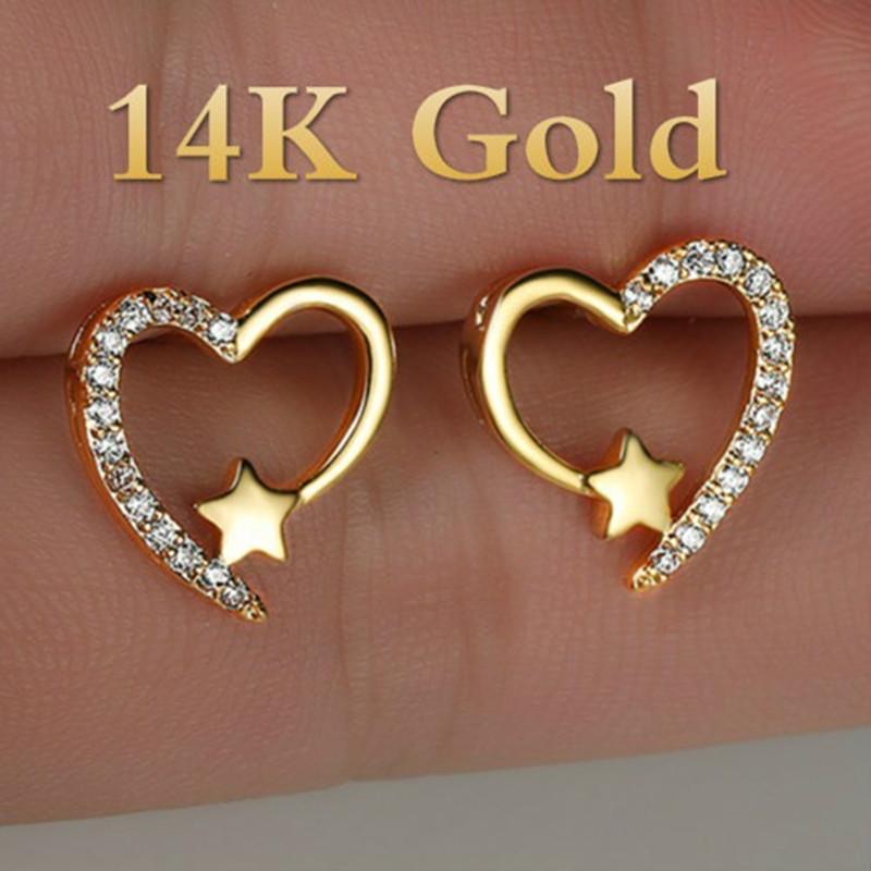 Stud Gold White Diamond Love Drop Hoop Earrings Female Elegant Retro Style For Women Piercing Jewelry Gift 2021 Trend, Golden;silver
Stud Gold White Diamond Love Drop Hoop Earrings Female Elegant Retro Style For Women Piercing Jewelry Gift 2021 Trend, Golden;silver