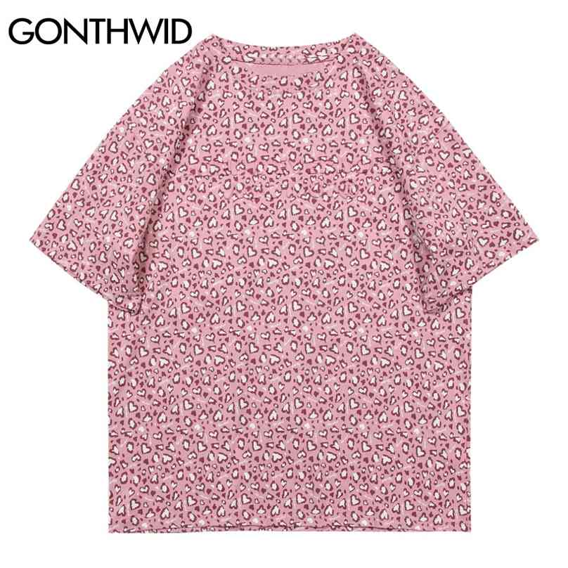 Tshirts Harajuku Hearts Dot Print Streetwear Tees Shirts Hip Hop Fashion Casual Short Sleeve Tops T-Shirts 210602, Sky blue
Tshirts Harajuku Hearts Dot Print Streetwear Tees Shirts Hip Hop Fashion Casual Short Sleeve Tops T-Shirts 210602, Sky blue