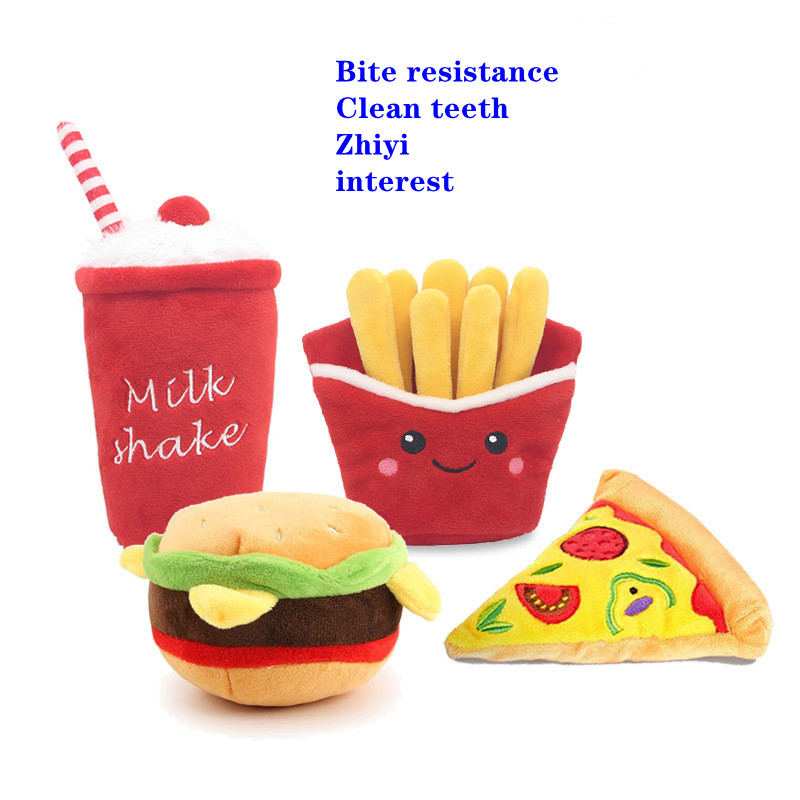French fries hamburger milkshake cup pizza toys Soft Stuffed Plush Dog Toys Training Outdoor Play Interactive Squeaky Dogs Toy Sounder Sounding Paper
French fries hamburger milkshake cup pizza toys Soft Stuffed Plush Dog Toys Training Outdoor Play Interactive Squeaky Dogs Toy Sounder Sounding Paper