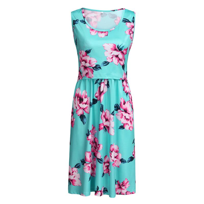 Maternity Dresses Leaves Printed Pmaternity Pregnant Women Summer Sleeveless With Pockets Nursing Breastfeeding Dress Vestidos, White
Maternity Dresses Leaves Printed Pmaternity Pregnant Women Summer Sleeveless With Pockets Nursing Breastfeeding Dress Vestidos, White