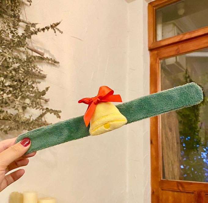 Christmas Bracelet Clap Circle Toys Kids Favor Gifts Santa Claus Christma Birthday Party Decor Theme DD653