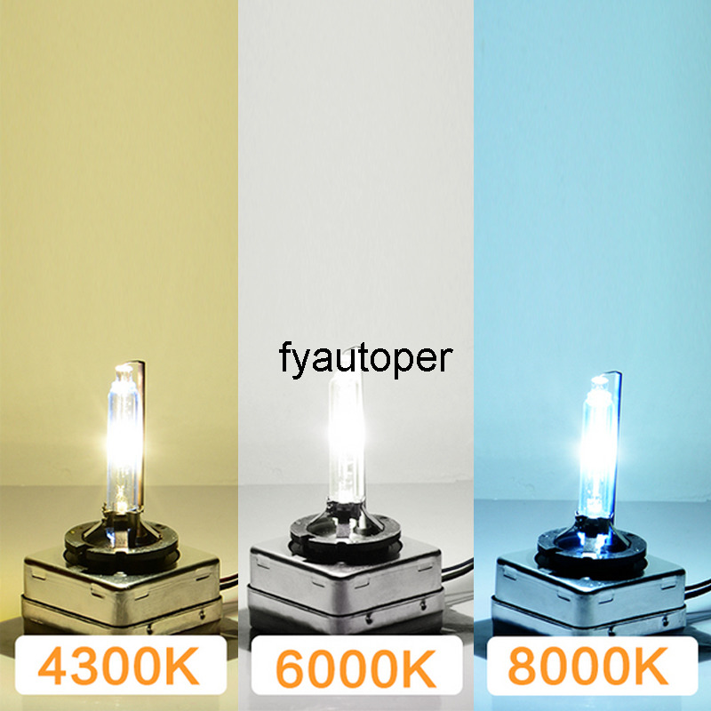 Niscarda 2X D1S D2S D3S D4S 4300K 6000K 8000K Auto HID Xenon Bulb Headlight Lamp For All Car Headlamp car