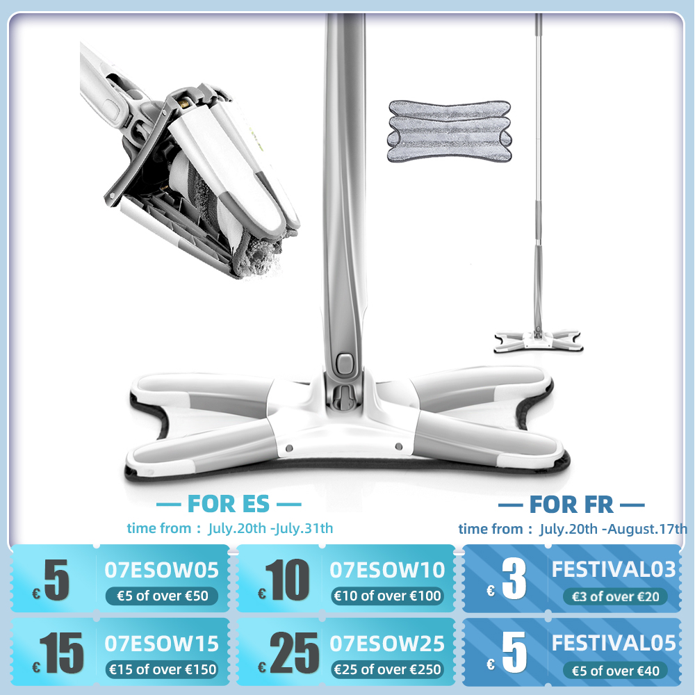 X Type Microfiber Hardwood Foor Hand Free Mop Washing Fat Mop with Microfiber Repace Pads Easy Wringing Foor Ceaning Too
X Type Microfiber Hardwood Foor Hand Free Mop Washing Fat Mop with Microfiber Repace Pads Easy Wringing Foor Ceaning Too
