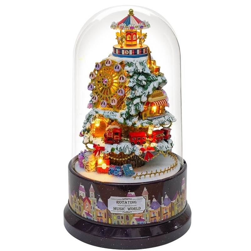 Dollhouse Miniature DIY Doll House With Furnitures Wooden House Toys For Children Birthday Gift with Dust Cover Rotate Music 29 201217, Mini-a5
Dollhouse Miniature DIY Doll House With Furnitures Wooden House Toys For Children Birthday Gift with Dust Cover Rotate Music 29 201217, Mini-a5